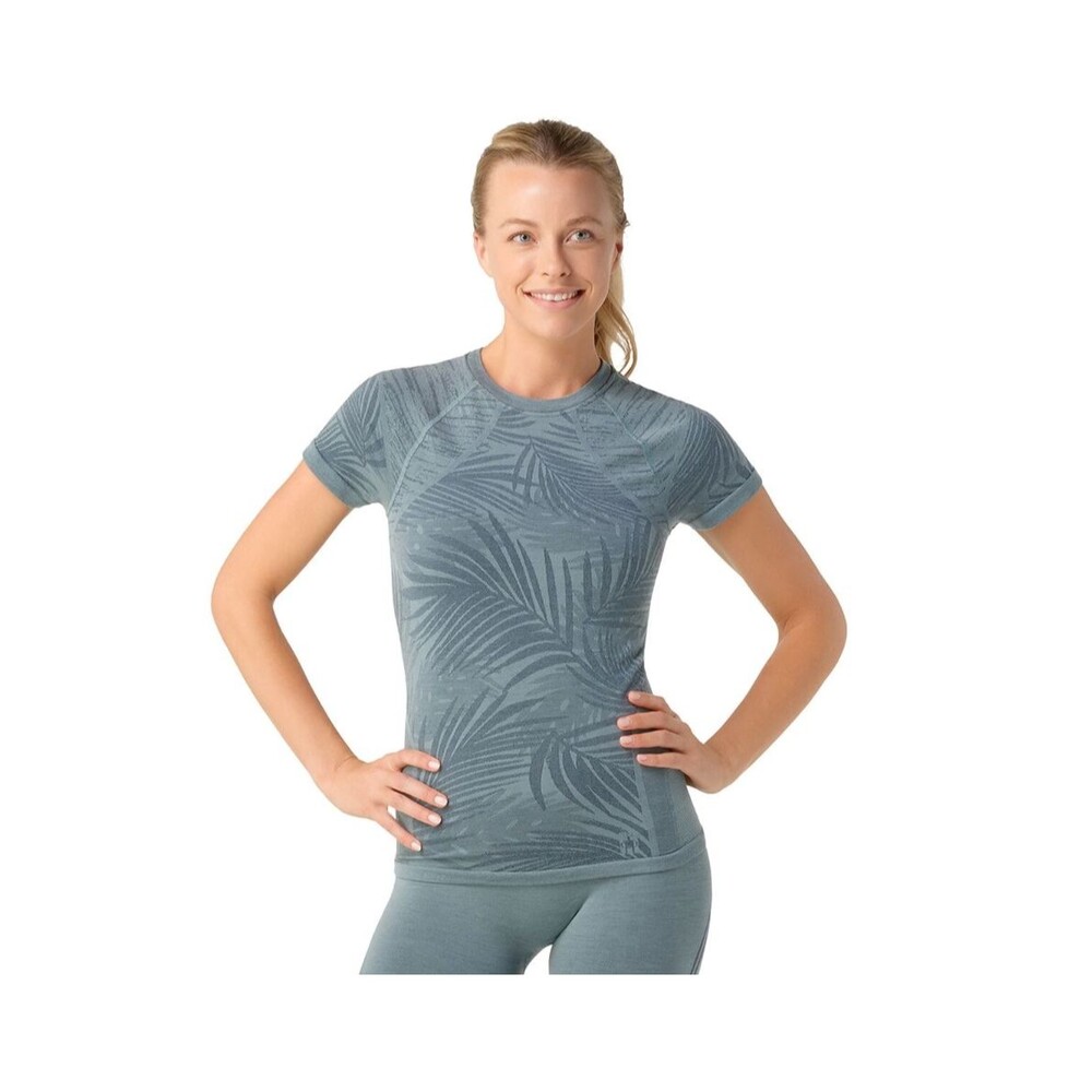 Smartwool Womens Medium Intraknit Active Short Sleeve Top Seamless Merino Wool